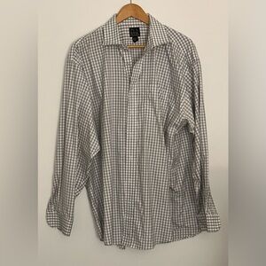 Jos. A. Bank Men's Traveler Shirt Long Sleeve Button Down 17.5”-36